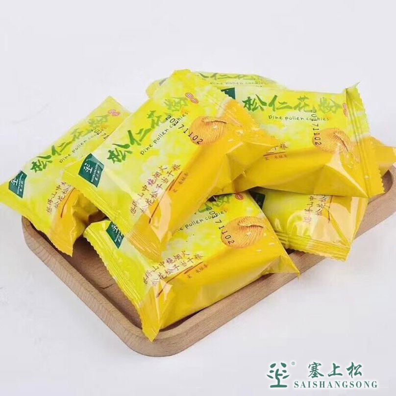 松仁花粉饼干